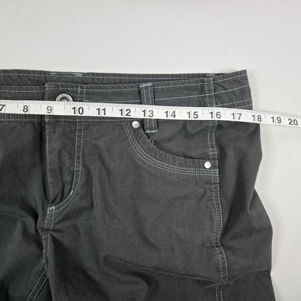 KÜHL Women's Charcoal Gray Cargo Outdoor Hiking Pants - Size 14 Regular - Picture 13 of 15